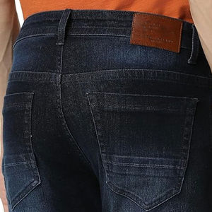 Pantalones vaqueros de gran tamaño personalizados de cintura media para hombre, ropa de calle de diseño único, estilo informal, precio razonable, servicio OEM ODM, tela vaquera - Product Image 5