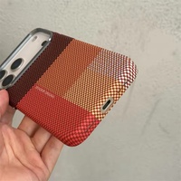 Étui de téléphone en gros, qualité supérieure, en fibre de carbone, fin, mat, rigide, en polycarbonate, avec aimant, coque de téléphone pour 17, protection de l'appareil photo