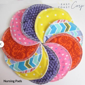 แผ่นรองพยาบาลผ้า5คู่ -- สีสดใสทันสมัย -- ขนแกะ/ซอร์บิ/ผ้าสักหลาด - Product Image 3