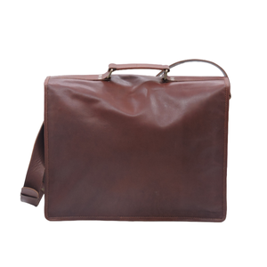 Sacoche en cuir pleine fleur de haute qualité Sac unisexe pour ordinateur portable avec sangle réglable disponible au prix de gros - Product Image 3