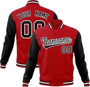 Chaqueta universitaria de lana CVC con logotipo personalizado para hombre, chaquetas de uniforme de equipo universitario de invierno de alta calidad, venta al por mayor, abrigo con letras lisas en blanco - Product Image 3