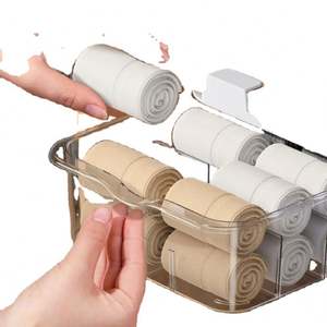 Drawer Type Underwear Socks Storage Organizer Closet Drawer Divider Storage Box Bin for Ties Scarves and Lingerie in <b>Wardrobe</b> - Product Image 1