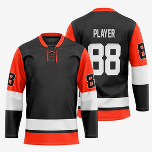 Ropa Deportiva Premium de Alta Calidad, Jersey de Hockey sobre Hielo para Hombre, Poliéster, Cumple con BSCI, Impresión por Sublimación, Jersey de Fútbol Americano - Product Image 2