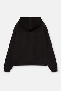 เสื้อฮู้ดสีดำสำหรับผู้ชายและ100% แบบสวมหัวผ้ายืดหยุ่นได้สำหรับใส่ได้ทั้งชายและหญิง - Product Image 5