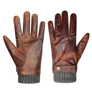 ถุงมือหนังสำหรับฤดูหนาวสำหรับผู้ชายถุงมือขี่จักรยานกันน้ำ - Product Image 4