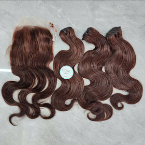 Paquete de precio al por mayor de cutícula completa de onda de cuerpo de cabello humano vietnamita sin procesar de alta calidad - Product Image 1