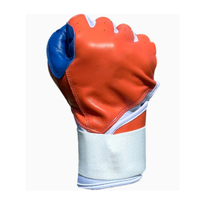 Long Cuff Yellow <b>Black</b> Combo Genuine Leather Baseball Batting Gloves Ambidextrous <b>Hook</b> Loop Closure Customizable Design High - Product Image 5