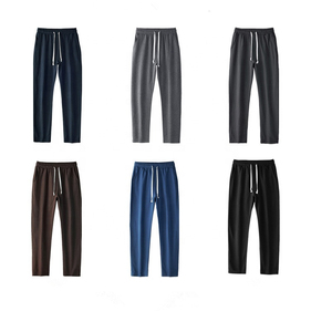 Pantalons de survêtement confortables à la mode unis pantalons pour hommes baggy impression personnalisée pour les marques urbaines pantalons de survêtement Streetwear - Product Image 1