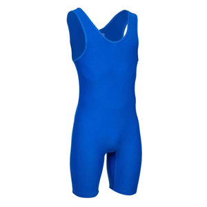 Custom <b>Men</b> Wrestling <b>Singlet</b> High Quality Heat-Transfer Printing Spandex Cotton Knitted Breathable Plus Size Wrestling Uniform - Product Image 4