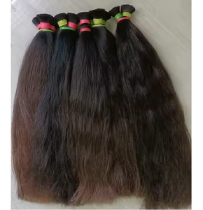 <b>Top</b> Premium Quality Cambodian Mink Indian Temple Water Wave Hair Extension Single Donor Hair by Indian Vendor - Product Image 1