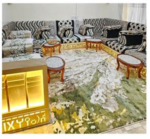 Sofá estilo Majlis árabe, diseño clásico, elegante conjunto para sala de estar, asientos de esquina de lujo, diseño que ahorra espacio - Product Image 1