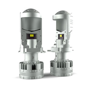 Projecteur Bi-LED Haute Puissance 150W <span class=keywords><strong>15000</strong></span> LM avec Lentille H4, Ampoule LED Auto pour Phares de Voiture, Faisceau Haut et Bas - Product Image 3