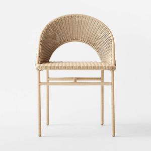 Chaise en corde Grapa Teck Durable Premium en bois et rotin Jardin Fabriqué par Aqma Meubles pour l'extérieur Villa Plage Piscine Café - Product Image 2