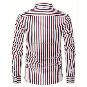 Manches longues hommes robe chemise Oem personnalisé 100% coton chemises décontractées haut vacances formel personnalisé couleur flanelle hommes chemises - Product Image 3