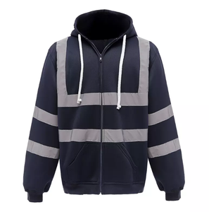 Sudaderas con capucha de talla grande para construcción, camisa de seguridad de construcción sin tirantes, sudaderas con capucha de manga larga verde fluorescente, sudaderas de seguridad reflectantes - Product Image 6