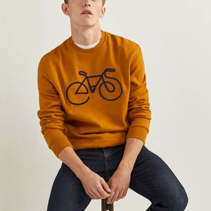 สเวตเชิ้ตผ้าฝ้ายโพลีเอสเตอร์แบบเรียบสำหรับผู้ชายดีไซน์ตามสั่ง - Product Image 6