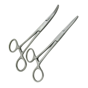 SUAVE SURGICAL INSTRUMENTS Pinzas para hemostato de mosquitos, pinzas de bloqueo curvadas, pinzas Kelly - Product Image 1