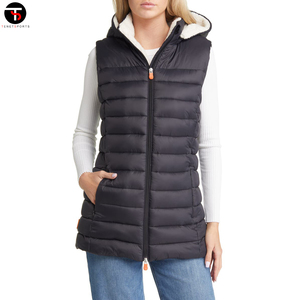 Veste manteau d'hiver brillant personnalisé de meilleure qualité pour hommes dernière conception gilet de mode promotionnel en coton vêtements d'extérieur gilet bouffant - Product Image 4