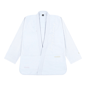 Kimono Ligero de Jiu Jitsu Brasileño de 450 g/m², Tejido Blanco Perla, Chaqueta con Pantalones Ripstop para Entrenamiento y Competición - Product Image 1