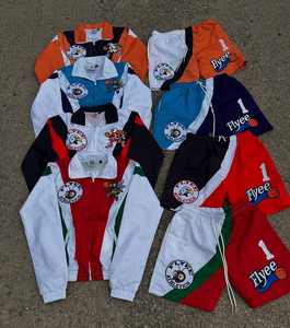 Conjunto corto de nailon para hombre, pantalones cargo de algodón 100% polar tecnológico de alta calidad, ropa de calle, conjunto cortavientos, chándales para hombre - Product Image 1