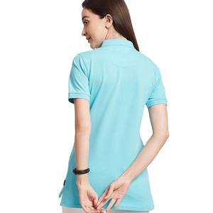 Camiseta Informal de Talla Grande para Mujer, Tejida, 100% Algodón, Secado Rápido, Transpirable, Manga Corta, Cuello Recortado - Product Image 5