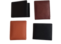 Dompet Kulit Asli Pria Berkualitas Tinggi Merek ADORA, Model Buka-Tutup, Panjang Pendek, Anti RFID, Warna Hitam Coklat Tan, Fashionable