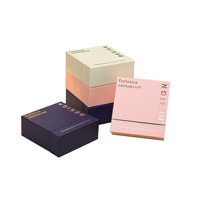 Boîtes cadeaux rectangulaires faites à la main de haute qualité avec logo privé en gros pour bijoux, bagues, colliers, boucles d'oreilles, emballage en carton