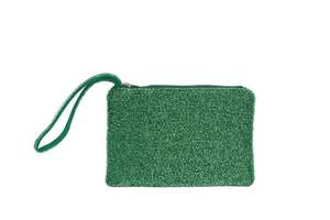 Hermosa bolsa de monedas de forma cuadrada hecha a mano, lo último en bordado de cuentas de moda elegante, lindo y nuevo diseño, bordado a mano - Product Image 2