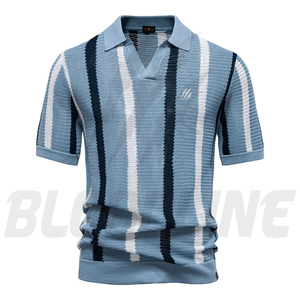 Camisa de Manga Corta para Hombre Bloodline, Color Sólido, Tejido de Algodón, Transpirable, de Secado Rápido, Corte Formal Regular, Marrón - Product Image 5