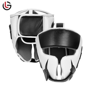 Casco de boxeo de último estilo de servicio OEM personalizado de alta calidad-Protector de cabeza de cuero genuino de alta calidad para la venta - Product Image 4
