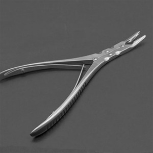 Jaws180mm Rongeurs de hueso de doble acción, pinzas ortopédicas largas rectas y curvas, instrumentos manuales de Metal, 1 pieza - Product Image 6