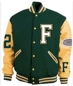 100% cuero de vaca Varsity Letterman chaquetas Cachemira lana OEM servicio variedades disponibles - Product Image 1