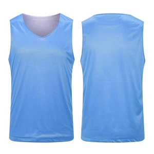 Gilet de basket-ball uniformes Double face portable deux couches respirant garçons Sport chemise hommes maillot de basket-ball - Product Image 5