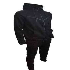 Chándal liso con capucha para hombre, sudadera transpirable de secado rápido a bajo precio, sudadera con capucha y cremallera, chándal para correr hecho en Pakistán - Product Image 6