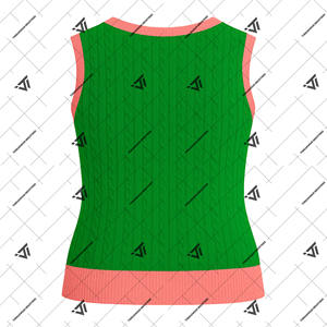 Ropa de hermandad griega personalizada bordada Alpha | Kapa | Alpha AKA cárdigan universitario texturizado Chaleco de suéter de algodón - Product Image 2