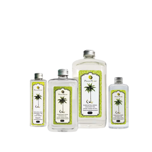 100% distributeur d'huile de noix de coco extra vierge pure 300ml pressé à froid style pompe de qualité alimentaire et cosmétique - Product Image 3