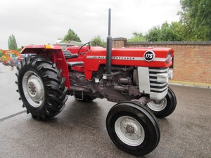 Mini Tractor Massey Ferguson 175 de 65HP con Motor Diésel 4WD, Bomba de Caja de Cambios y Rodamientos para Uso Agrícola (3 Años de Garantía) - Product Image 3