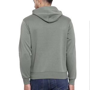 Fabricant de haute qualité broderie en relief bouffée imprimé sweats à capuche en coton pour hommes Logo personnalisé Basics sweats pour l'hiver - Product Image 2