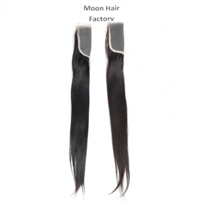 100% nouveau meilleur produit de valeur de qualité Look naturel doux fermeture de cheveux humains indiens droite pour les femmes Salon fête ou usage quotidien - Product Image 5