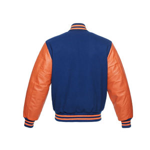 Veste universitaire décontractée pour homme en satin, style tendance, nouvelle collection, col montant, fermeture éclair, service OEM, logo personnalisé - Product Image 3