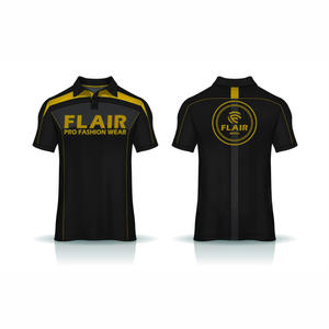 Gran oferta de algodón 100% para hombre, camiseta Polo personalizada de buena calidad, Color sólido, estilo informal, patrón, 180g, tela, peso frontal - Product Image 2