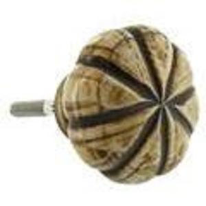 Perilla de gabinete de bocina natural en forma redonda, muebles de cocina, sala de estar, perilla de puerta, perilla de cajón, fabricante - Product Image 3