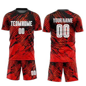 Uniforme de fútbol de manga corta para adultos Equipo deportivo Camiseta de fútbol Camisetas y tops de corte automatizado para ropa de fútbol - Product Image 4