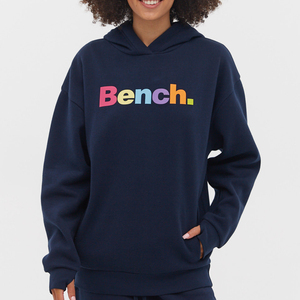 Sudaderas Cortas de 350 g/m², Ropa Urbana al por Mayor, Logotipo Personalizado, Impresión Puff, Sudadera Lisa para Mujer - Product Image 3