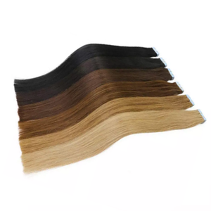 Vente en gros d'extensions de cheveux humains vierges de 55 cm 100% grade 12A teint brut style naturel vietnamien ruban à tresser Fabricant direct - Product Image 1