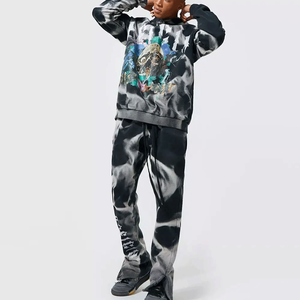 Survêtement d'hiver pour homme, coupe classique, fermeture à cordon, capuche, 100% coton, streetwear, haute qualité, taille personnalisée - Product Image 1