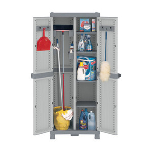 Armadio Terry Wave 2 ante 70x44x181h cm Quattro Ripiani Con Portaoggetti 3700uw - Product Image 1