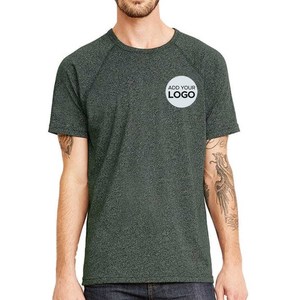 Next Level Unisex Raglan Camiseta de manga corta Tri-blend Unisex Hombres Mujeres Camisetas - Product Image 2