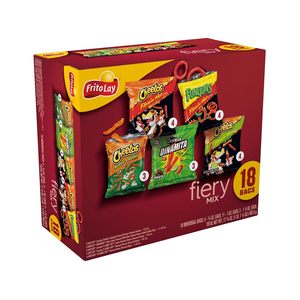 Caja de 18 Paquetes Variados de Frito-Lay Fiery Mix - Product Image 3