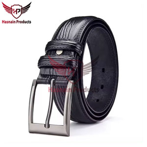 Gran oferta, cuero de vaca genuino informal para hombre, calidad Premium, diseño hecho a mano, longitud personalizada, características, hebilla de acero, directo - Product Image 4